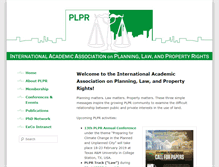 Tablet Screenshot of plpr-association.org